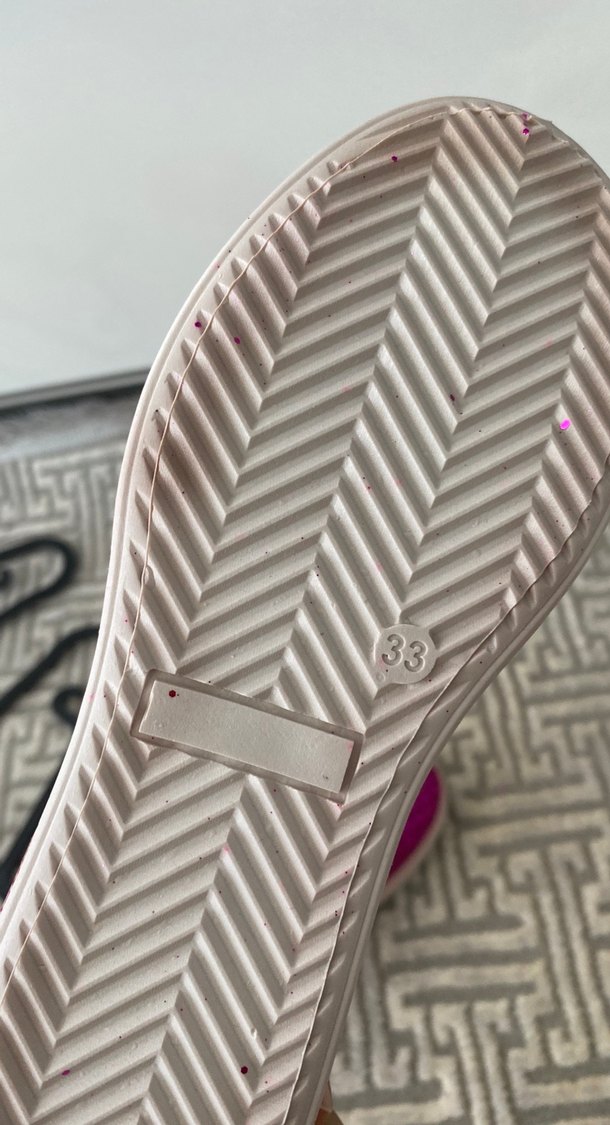 Kız Çocuk Pembe Simli Spor Ayakkabı - Görsel 2