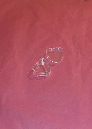 Kalp Şekilli Şeffaf Kutusu - Görsel 2