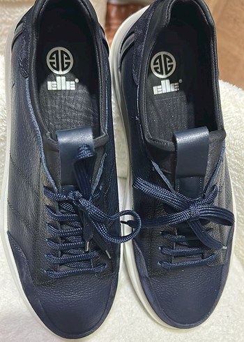 Lacivert Bağcıklı Erkek Günlük Spor Ayakkabı ELLE - Görsel 2