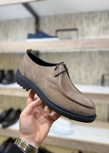 Gri Süet Erkek Günlük Ayakkabı - Görsel 4