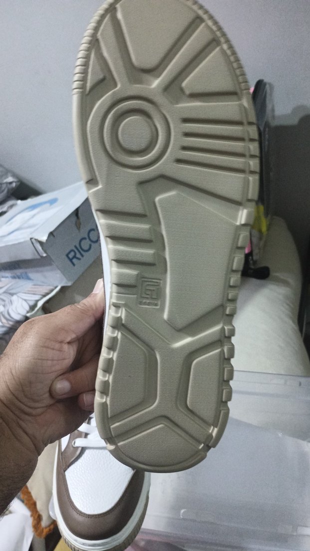 Hottiq Beyaz Kahverengi Bağcıklı Sneaker HOTİÇ — görsel 5/6