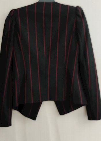 ipekyol Kadın Siyah Çizgili Midi Blazer Ceket