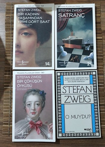  Stefan Zweig Modern Klasikler Seti - 4 Kitap