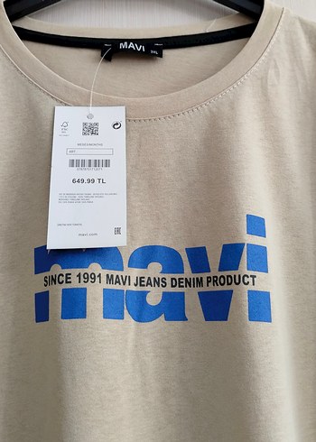 Mavi Jeans geniş beden Erkek Tişört