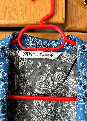 Uzun Kol Düğmeli Mavi Siyah Ceket - Görsel 4