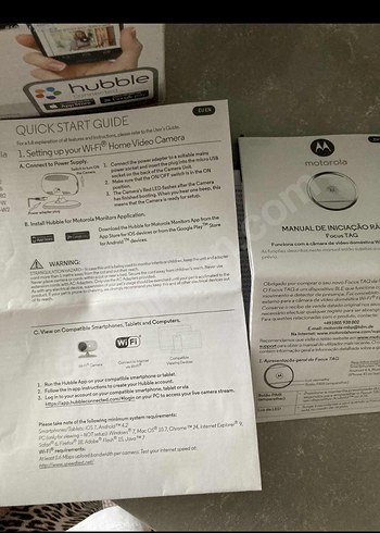 Motorola Beyaz Wi-Fi Ev Kamerası Akıllı Etiketli - Görsel 2