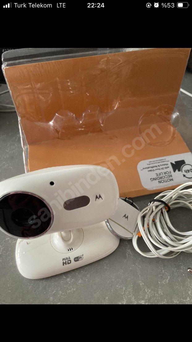 Motorola Beyaz Wi-Fi Ev Kamerası Akıllı Etiketli - Görsel 3