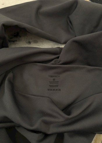 Gri Kumaş Kadın tayt, Kemerli, - Görsel 2