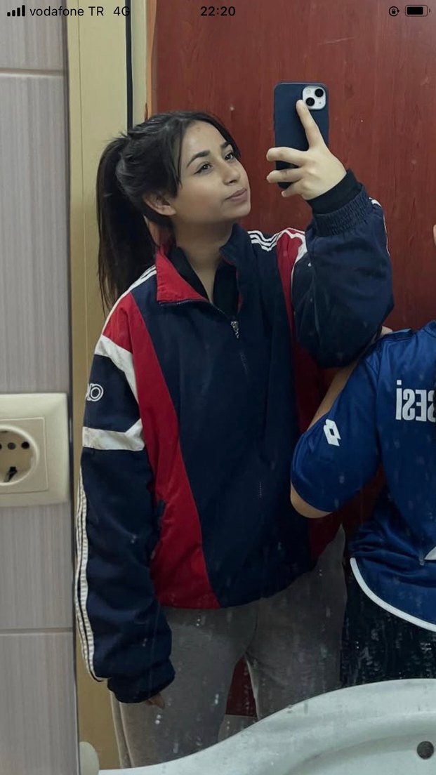 Kadın Adidas Desenli Puff Mont - Görsel 2