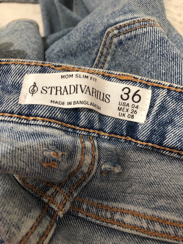 Yüksek bel dar düz kesim pantolon - Görsel 3