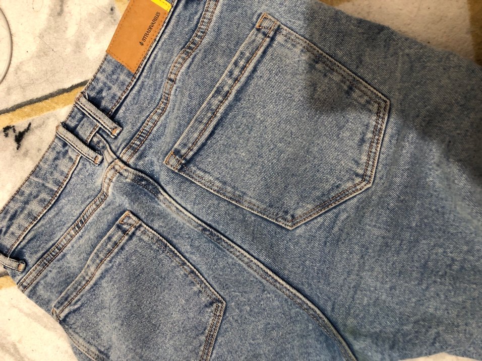 Yüksek bel dar düz kesim pantolon - Görsel 4