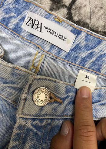 Zara yüksek bel pantolon - Görsel 6