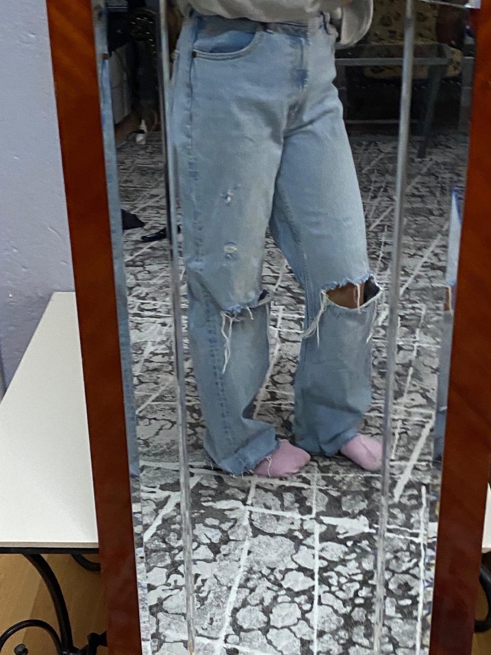 Zara yüksek bel pantolon - Görsel 3