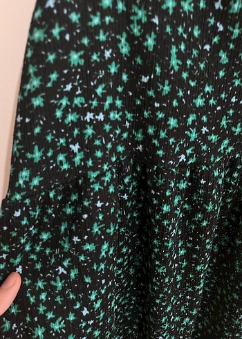 Çok Renkli Uzun Askılı Rahat Elbise - Görsel 2