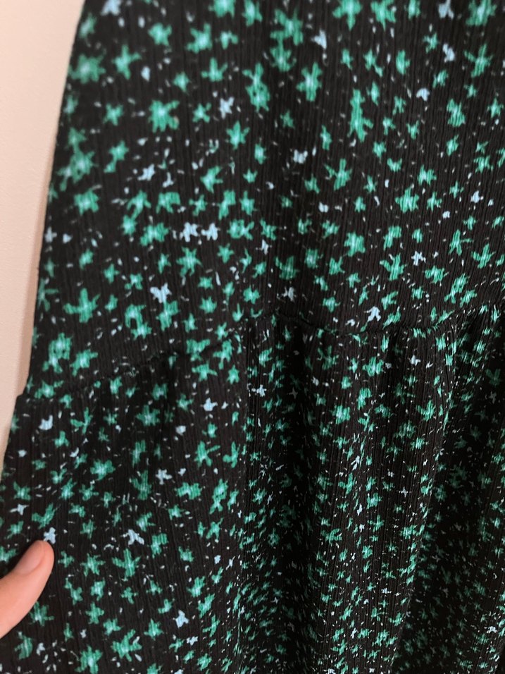 Çok Renkli Uzun Askılı Rahat Elbise - Görsel 2