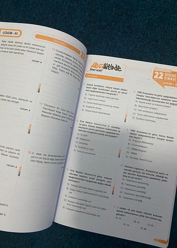  Beden Vatandaşlık deneme soru kitap