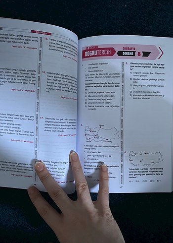  KPSS Coğrafya Deneme Tamamı Çözümlü
