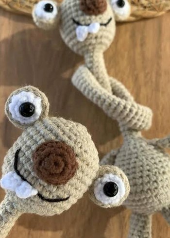 Amigurumi Buz Devri SİD Oyuncak Tüm Yaş Grupları İçin Uygundur - Görsel 3