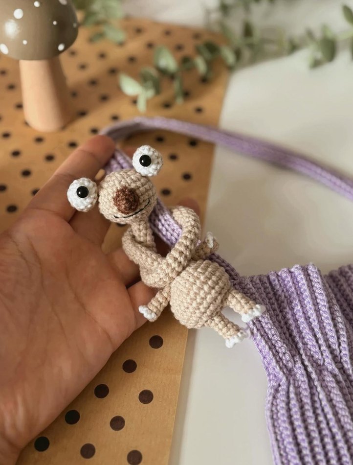 Amigurumi Buz Devri SİD Oyuncak Tüm Yaş Grupları İçin Uygundur - Görsel 2