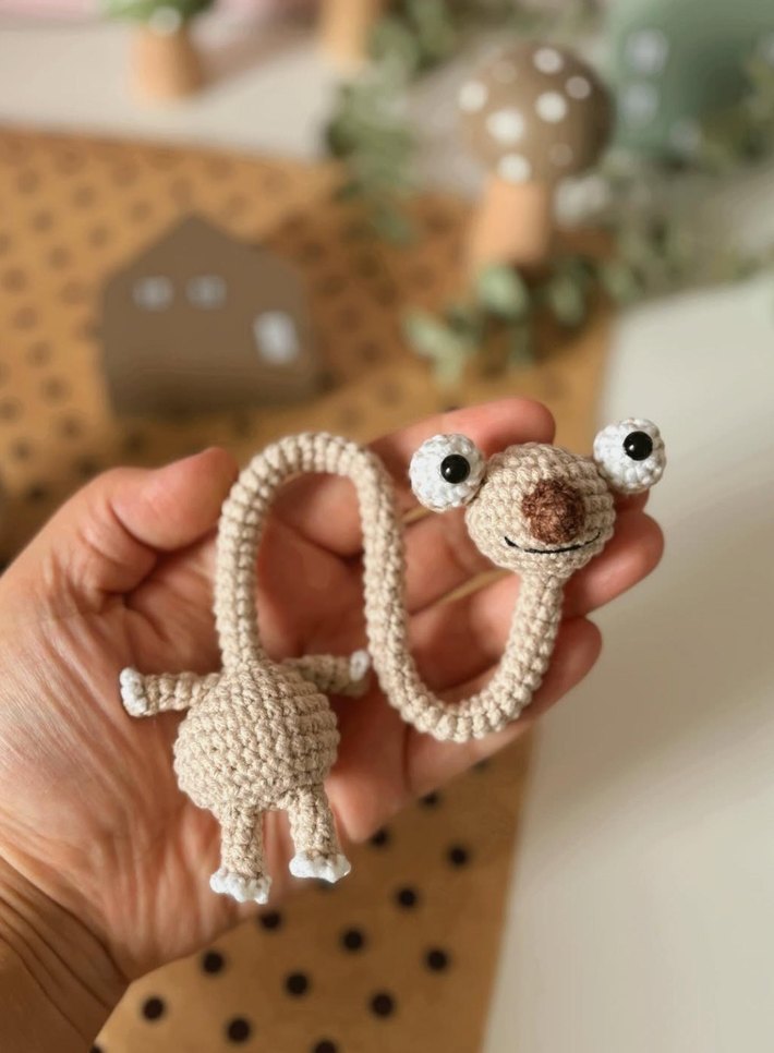 Amigurumi Buz Devri SİD Oyuncak Tüm Yaş Grupları İçin Uygundur - Görsel 4