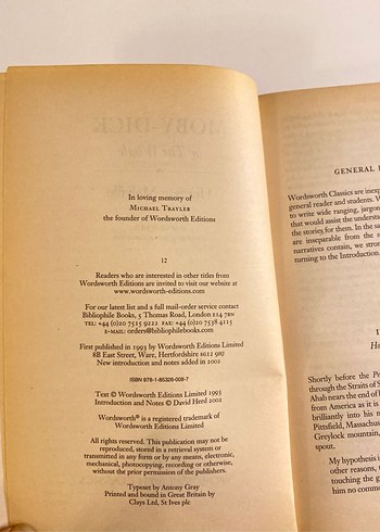 Moby Dick - Herman Melville (Wordsworth Classics) - Görsel 5