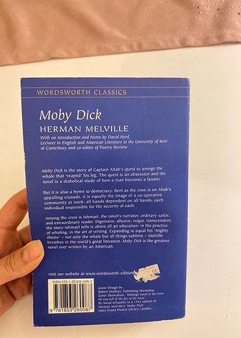 Moby Dick - Herman Melville (Wordsworth Classics) - Görsel 2