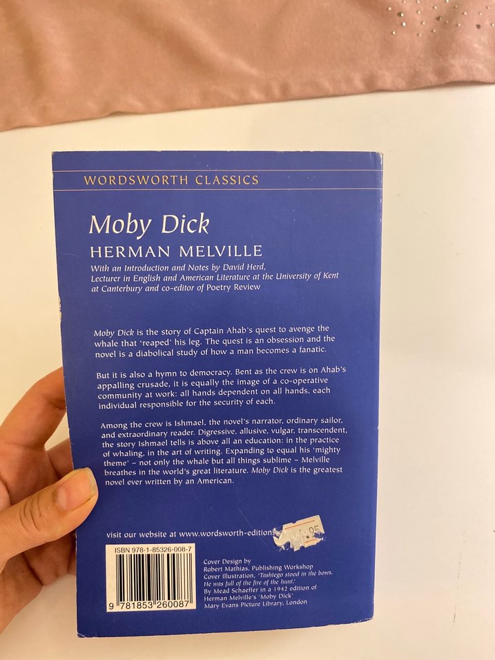 Moby Dick - Herman Melville (Wordsworth Classics) - Görsel 2