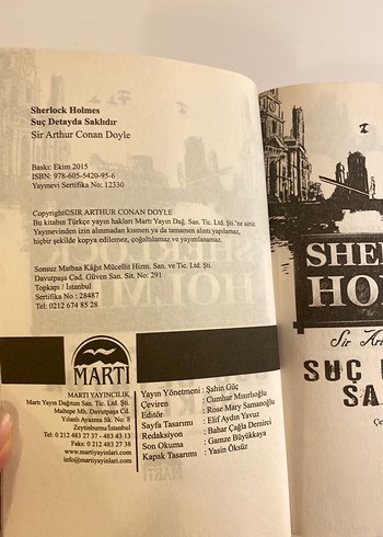 Sherlock Holmes - Suç Detayda Saklıdır - Görsel 3