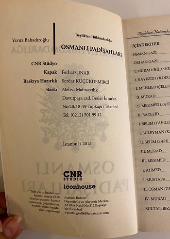 Osmanlı Padişahları - Yavuz Bahadıroğlu - Görsel 3