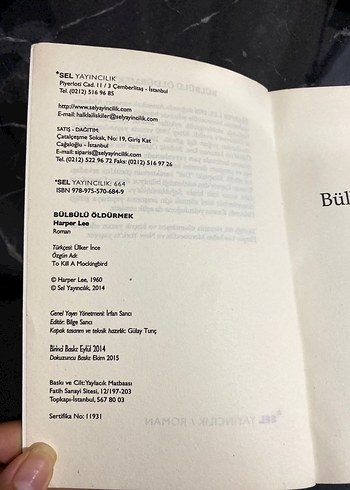 Bülbülü Öldürmek - Harper Lee - Görsel 3