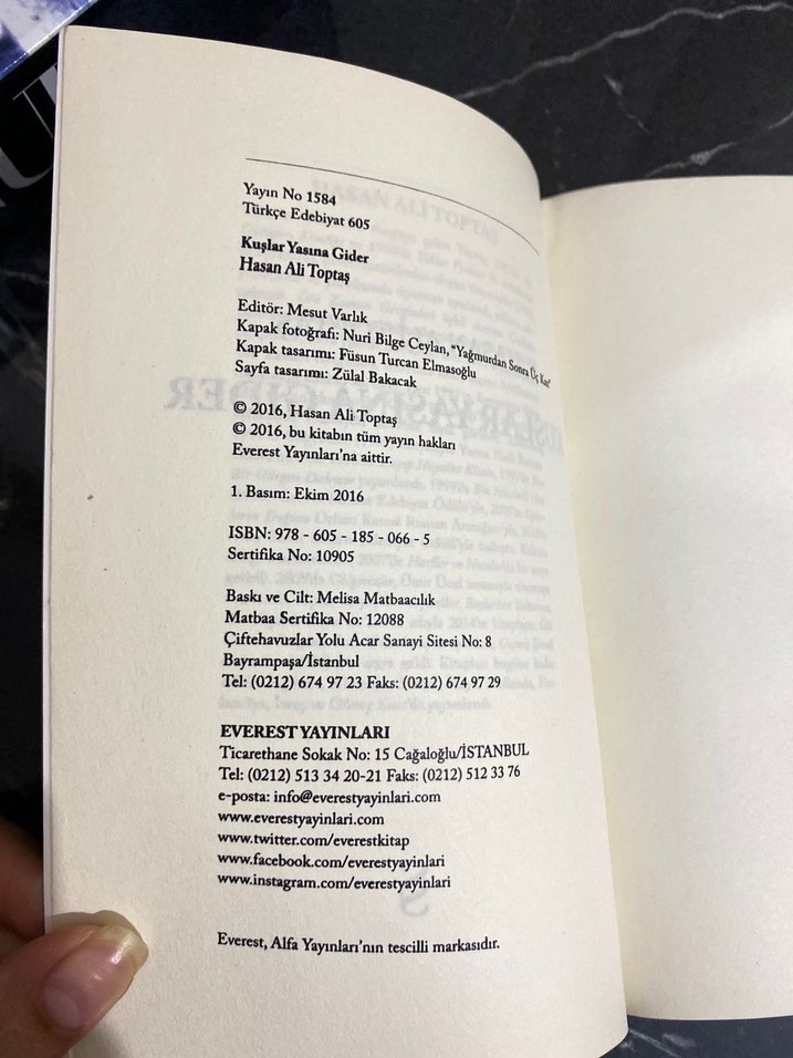 Kuşlar Yasına Gider - Hasan Ali Toptaş - Görsel 4