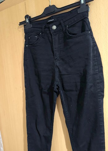 29 Beden siyah Renk Siyah Dar Kesim Kadın Denim Jean