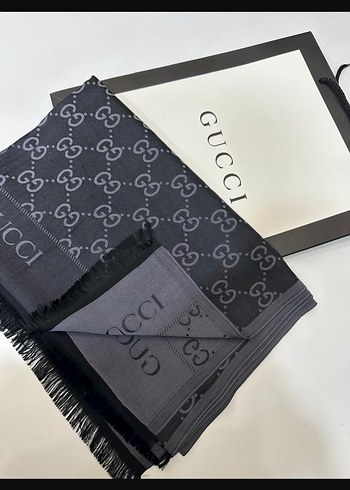 Gucci Koyu Yeşil Gucci Kadın Şal