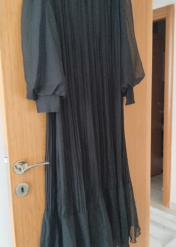 Gri Uzun Dökümlü Hamile Eteği - Görsel 3