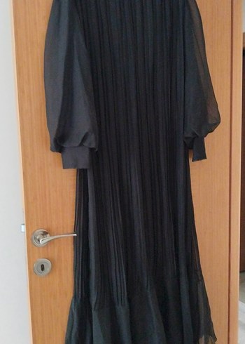 Gri Uzun Dökümlü Hamile Eteği - Görsel 2