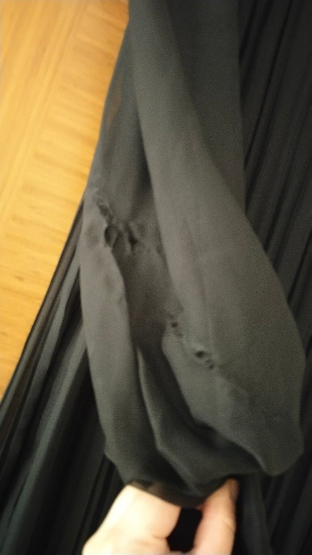 Gri Uzun Dökümlü Hamile Eteği - Görsel 4