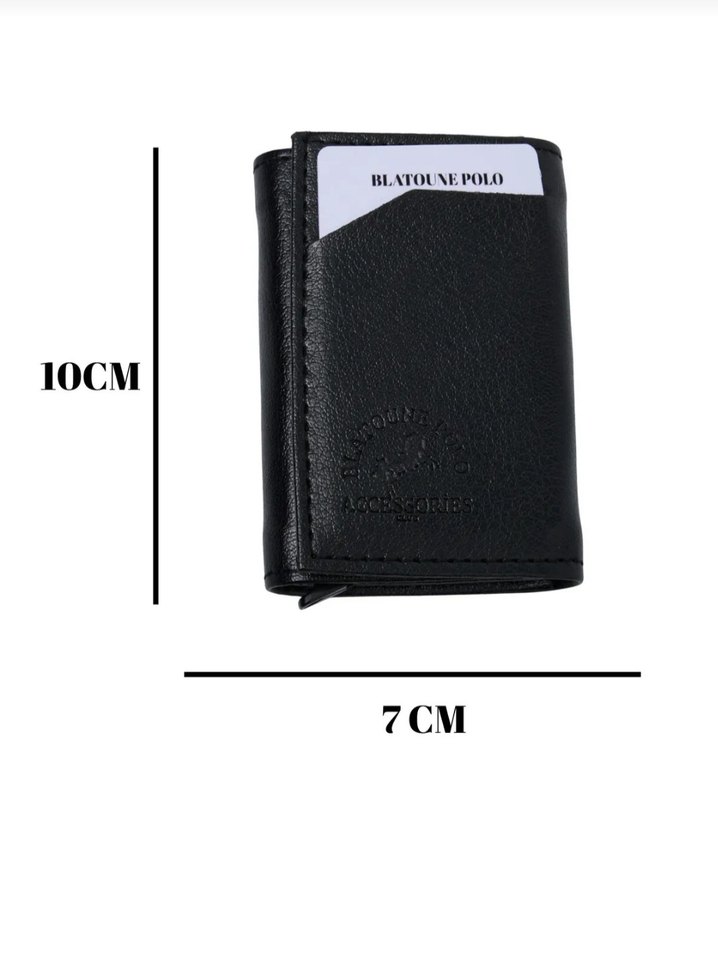 Blatoune Polo Rfid Korumali Deri Erkek Otomatik
Mekanizma Cüzdan - Görsel 3
