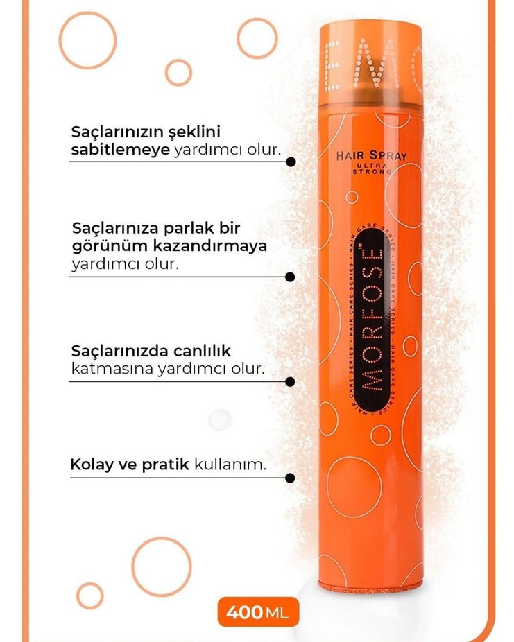 Morfose Ultra  Saç Spreyi 400 ML - Görsel 2
