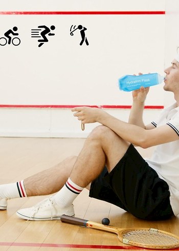 Mavi Katlanabilir Su Şişesi 150 ml - Görsel 7