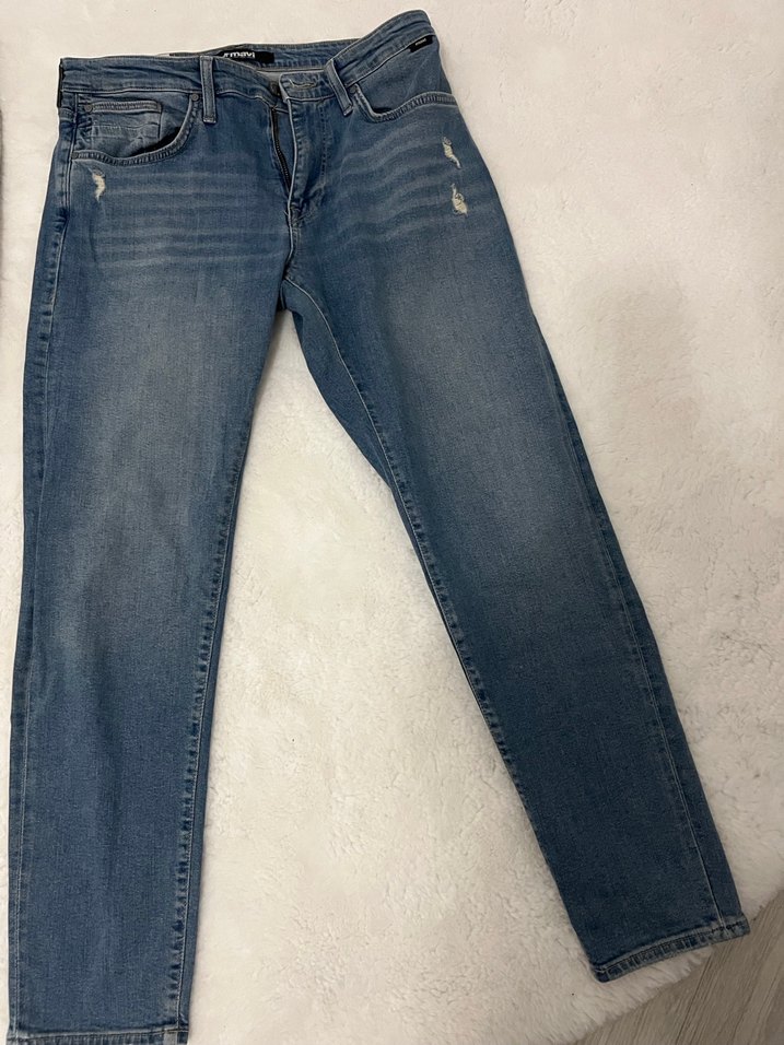 Erkek mavi jean - Görsel 4