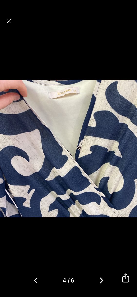 Bohem Tarz Uzun Kol Desenli Uzun Elbise - Görsel 2