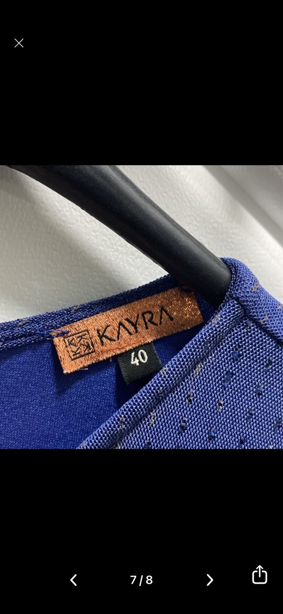 Kayra Kadın Uzun Lacivert Abiye Elbise - Görsel 3