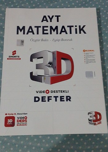 AYT Matematik 3D Video Destekli Defter