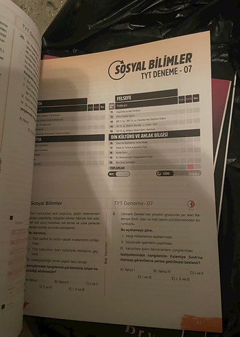 TYT Sosyal Bilimler 12 Deneme Kitabı - Görsel 2