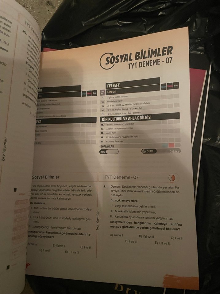 TYT Sosyal Bilimler 12 Deneme Kitabı - Görsel 2