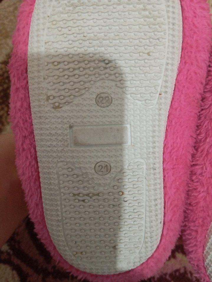 Pembe Nakışlı çocuk Ev Terliği - Görsel 2