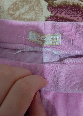 Kızlar için Pembe Polar Eşofman Altı - Görsel 2