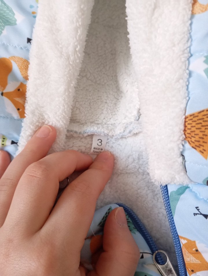 Kürklü Kapüşonlu Erkek Bebek Renkli Tulum - Görsel 2