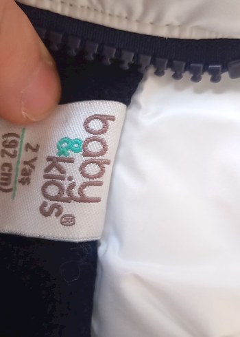 Beyaz Kadın Kışlık Fermuarlı Mont - Görsel 2