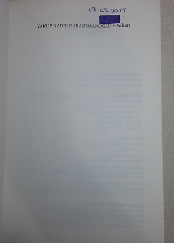 Yaban - Yakup Kadri Karaosmanoğlu